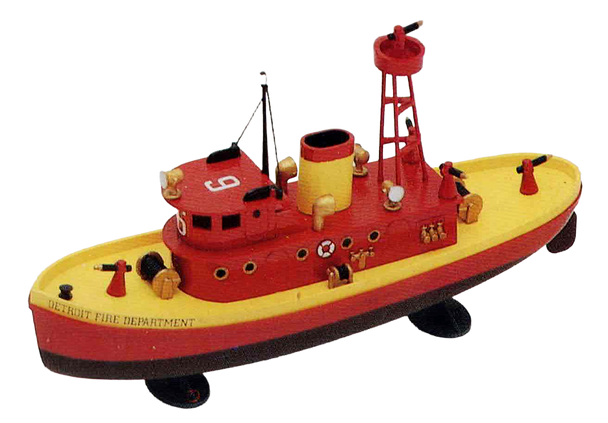 Detroit Fire Department toy boat