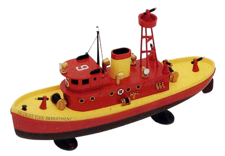 Detroit Fire Department toy boat