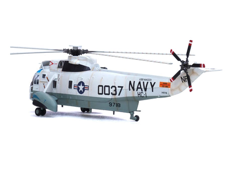 Sikorsky SH-3G Sea King Helicopter "149718-NF 0037 Helicopter Combat Support Squadron 1 (HC-1) Fleet Angels USS Hancock (CVA-19)" (1970s) United States Navy 1/72 Diecast Model by Legion