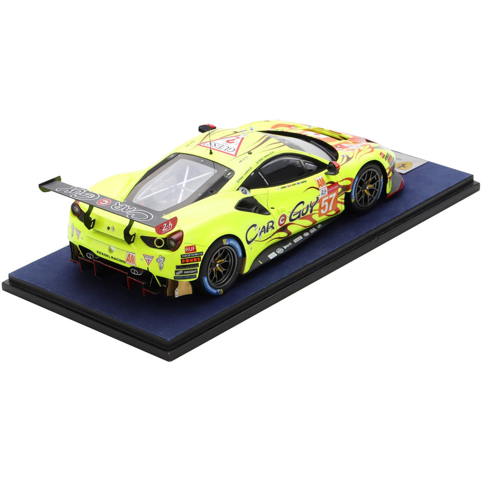 Ferrari 488 GTE #57 Scott Andrews - Mikkel Jensen - Takeshi Kimura LMGTE Am Class "Kessel Racing" 24 Hours of Le Mans (2021) 1/18 Model Car by LookSmart