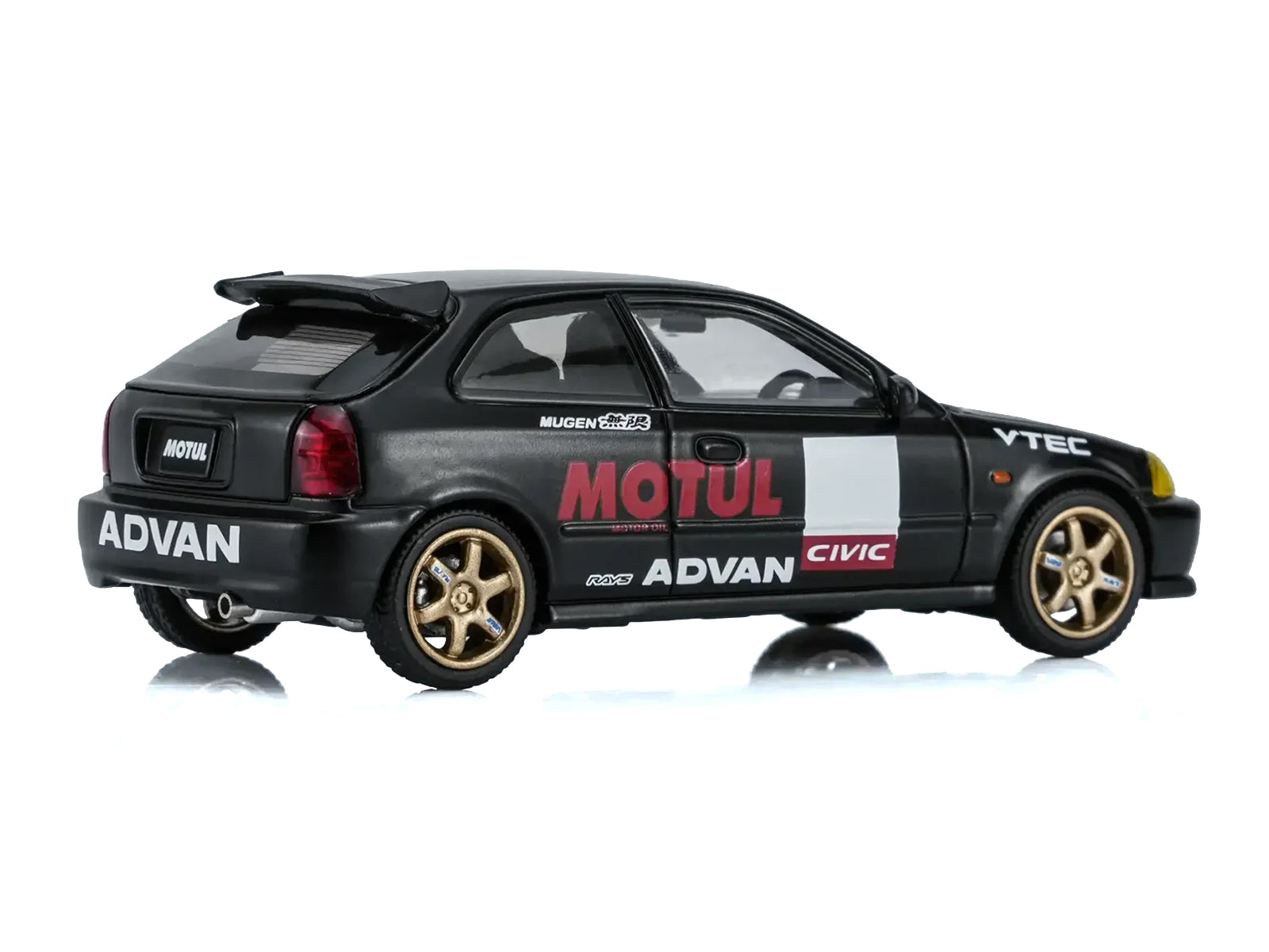 1/64 ターマック CIVIC TYPE R EK9 MotorHelix Honda Civic Type R (EK9) 1/64 Diecast Model Car