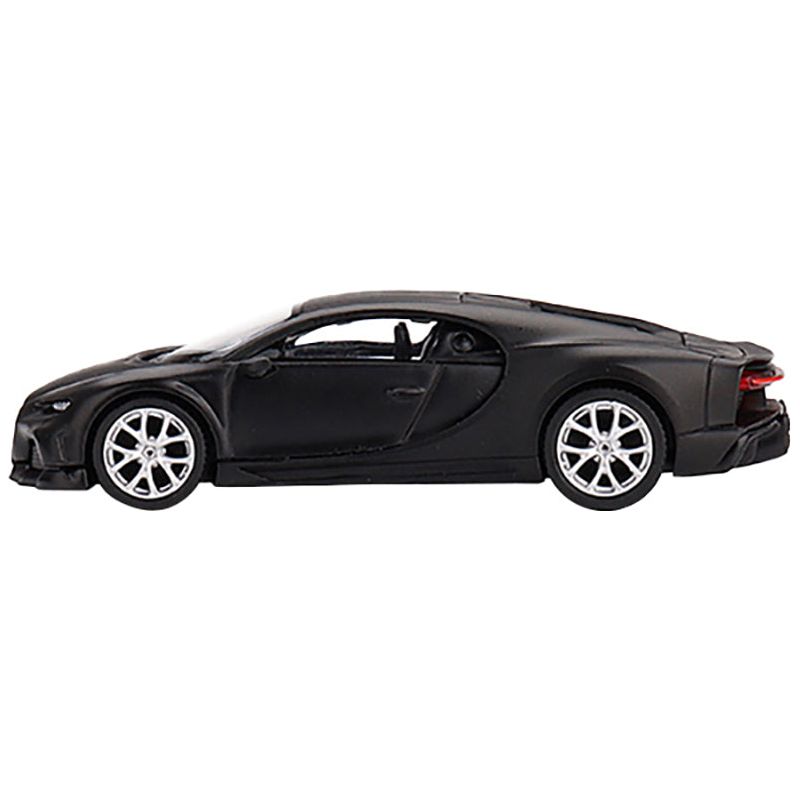 Bugatti Chiron Super Sport 300+ Matt Black Limited Edition to 6600 pieces Worldwide 1/64 Diecast Model Car by True Scale Miniatures