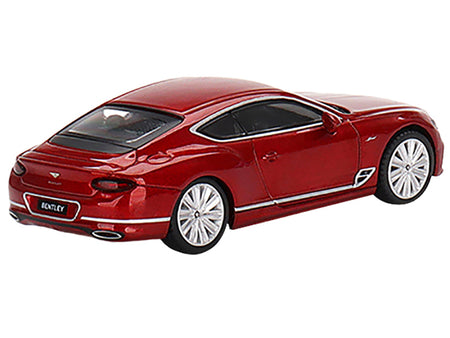 2022 Bentley Continental GT Speed Candy Red Limited Edition to 1200 pieces Worldwide 1/64 Diecast Model Car by Mini GT