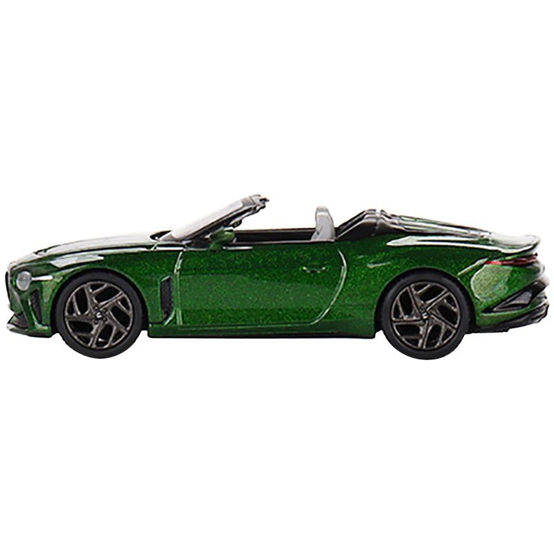 Bentley Mulliner Bacalar Convertible Scarab Green Metallic Limited Edition to 1200 pieces Worldwide 1/64 Diecast Model Car by True Scale Miniatures