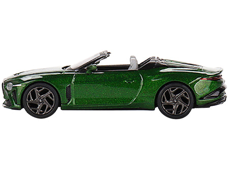 Bentley Mulliner Bacalar Convertible Scarab Green Metallic Limited Edition to 1200 pieces Worldwide 1/64 Diecast Model Car by Mini GT