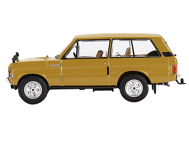 1971 Range Rover Bahama Gold Limited Edition 1/64 Diecast Model Car by Mini GT