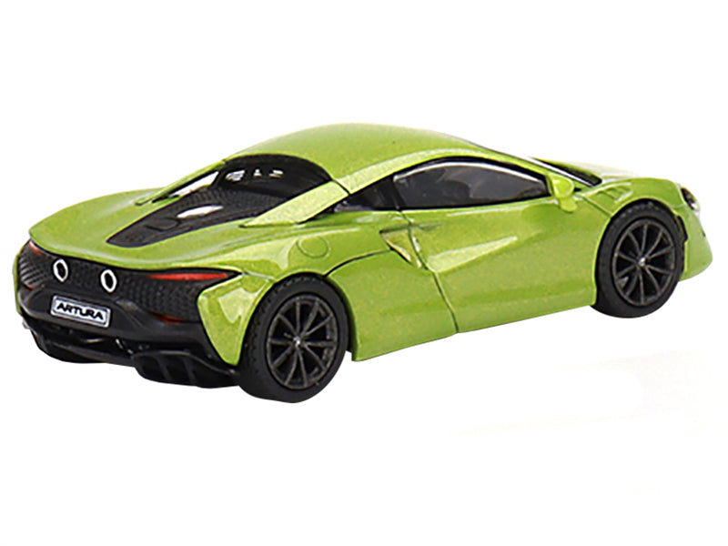 McLaren Artura Flux Green Metallic Limited Edition to 2040 pieces Worldwide 1/64 Diecast Model Car by Mini GT