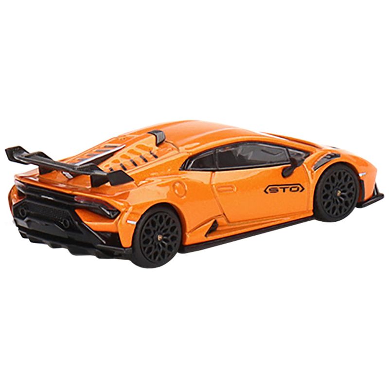 Lamborghini Huracan STO Arancio Borealis Orange Metallic Limited Edition to 4800 pieces Worldwide 1/64 Diecast Model Car by True Scale Miniatures