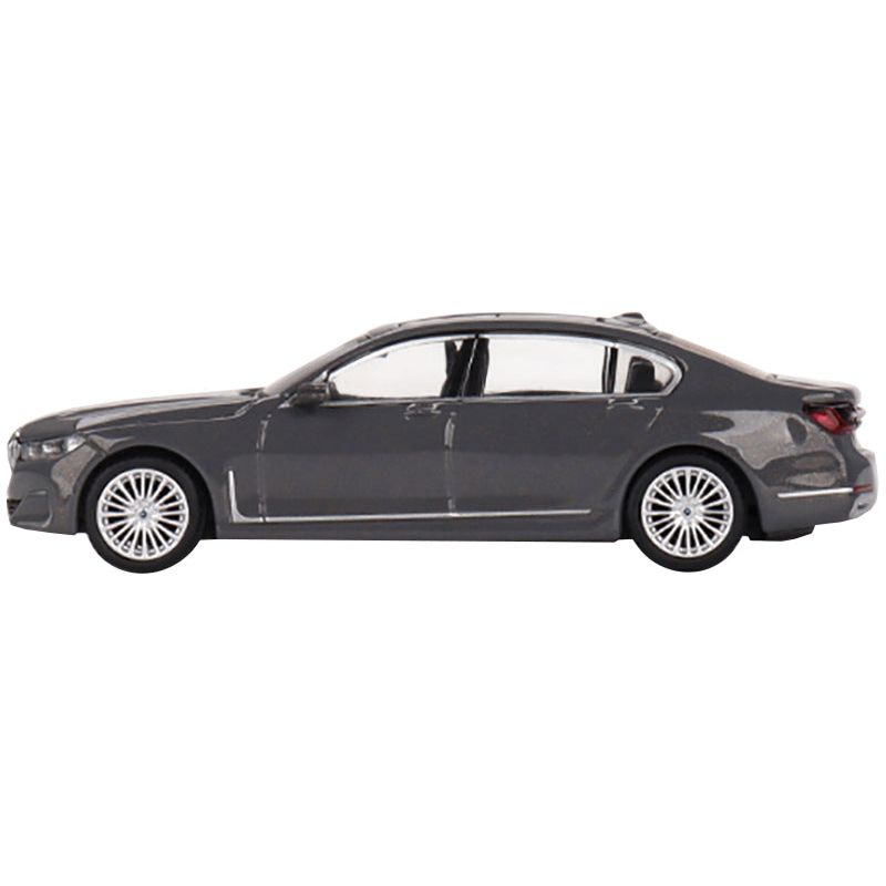 BMW 750Li xDrive Bernina Gray Amber Effect with Sunroof Limited Edition to 2400 pieces Worldwide 1/64 Diecast Model Car by True Scale Miniatures