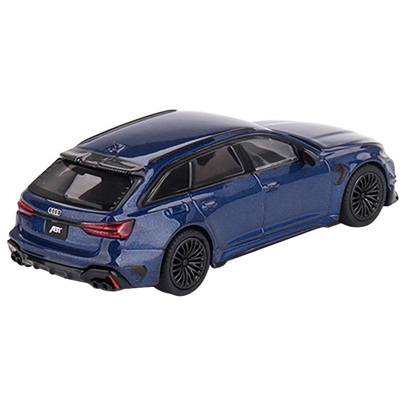 Audi RS6-R ABT Navarra Blue Metallic Limited Edition to 3240 pieces Worldwide 1/64 Diecast Model Car by True Scale Miniatures