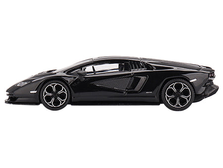 Lamborghini Countach LPI 800-4 Nero Maia Black Limited Edition to 6660 pieces Worldwide 1/64 Diecast Model Car by Mini GT