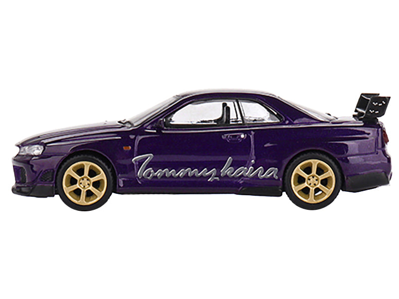 Nissan Skyline GT-R (R34) RHD (Right Hand Drive) "Tommykaira R-z" Midnight Purple Metallic Limited Edition to 8400 pieces Worldwide 1/64 Diecast Model Car by True Scale Miniatures