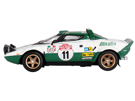 Lancia Stratos HF #11 Bjorn Waldegard - Hans Thorszelius Winner "Rally Sanremo" (1975) Limited Edition to 2400 pieces Worldwide 1/64 Diecast Model Car by Mini GT