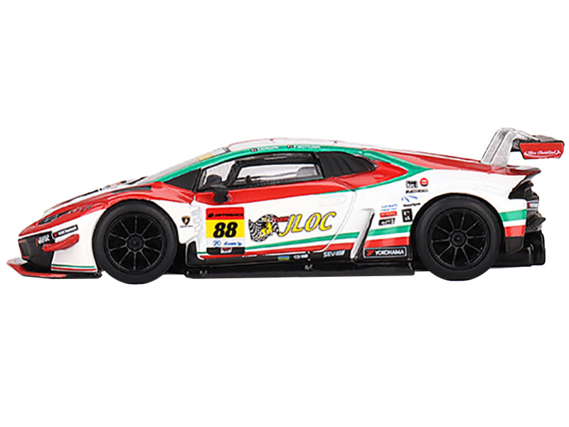 Lamborghini Huracan GT3 EVO #88 Takashi Kogure - Yuya Motojima "JLOC" "Super GT Series" (2023) Limited Edition 1/64 Diecast Model Car by Mini GT