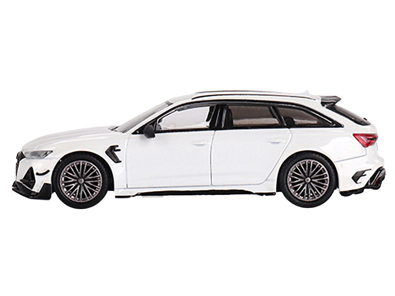 Audi ABT RS6-R Glacier White Metallic Limited Edition to 3000 pieces Worldwide 1/64 Diecast Model Car by Mini GT