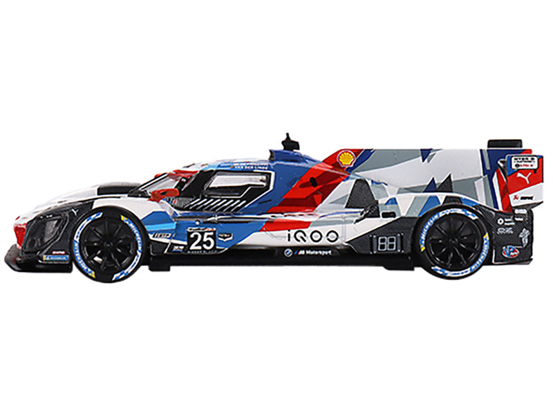 BMW M Hybrid V8 #25 Connor De Phillippi - Sheldon van der Linde - Nick Yelloly "BMW M Team RLL" 2nd Place "12 Hours of Sebring" (2023) Limited Edition to 3960 pieces Worldwide 1/64 Diecast Model Car by Mini GT