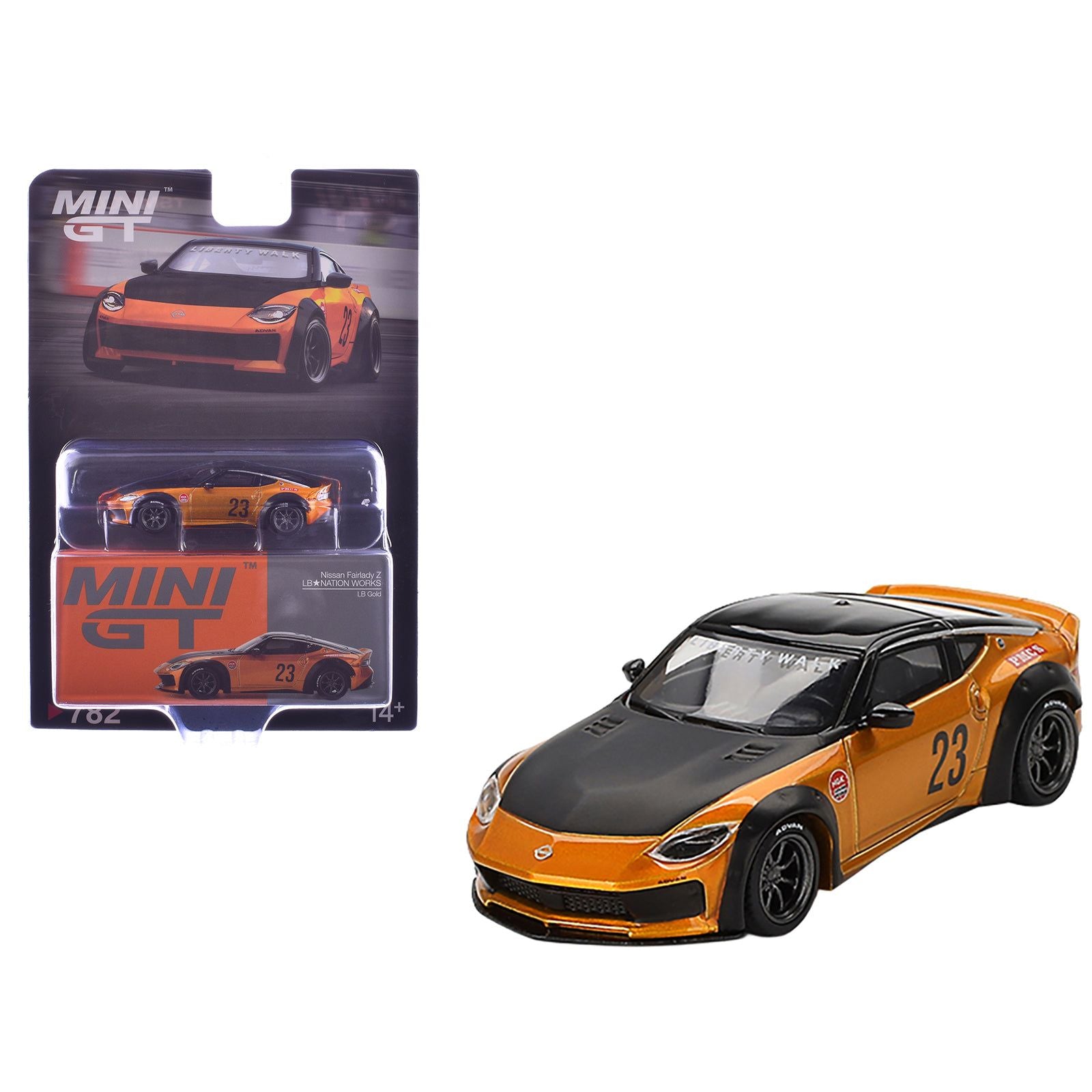 Nissan Z VeilSide FFZ400 Orange with Black Top Limited Edition 1