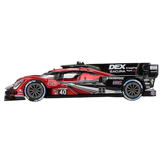 Acura ARX-06 GTP #40 Louis Deletraz - Colton Herta - Jordan Taylor "Wayne Taylor Racing with Andretti" Winner IMSA "12 Hours of Sebring" (2024) Limited Edition 1/64 Diecast Model Car by Mini GT