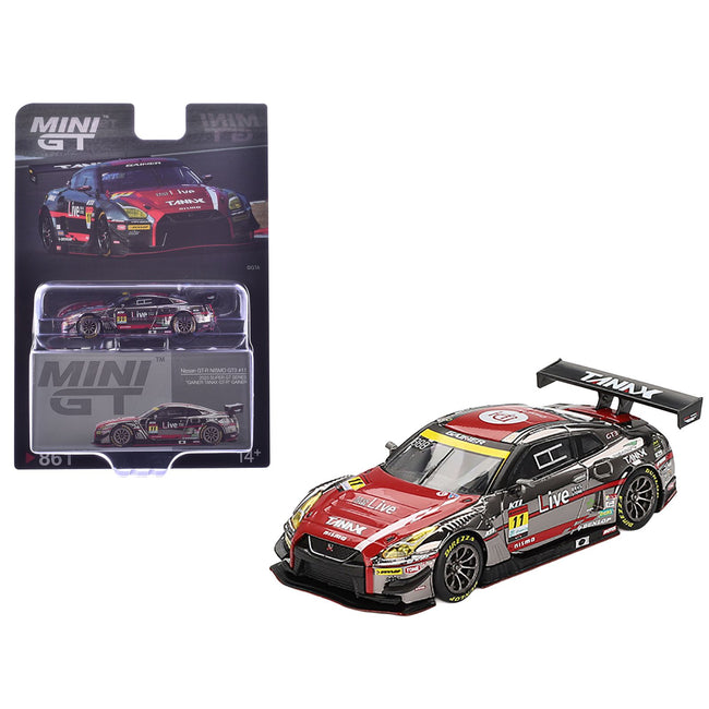 Nissan GT-R NISMO GT3 #11 Ryuichiro Tomita - Keishi Ishikawa - Yusuke Shiotsu "GAINER TANAX" "Super GT Series" (2023) Limited Edition 1/64 Diecast Model Car by Mini GT