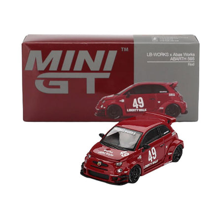 Mini GT LB-Works Abarth 595 diecast model car