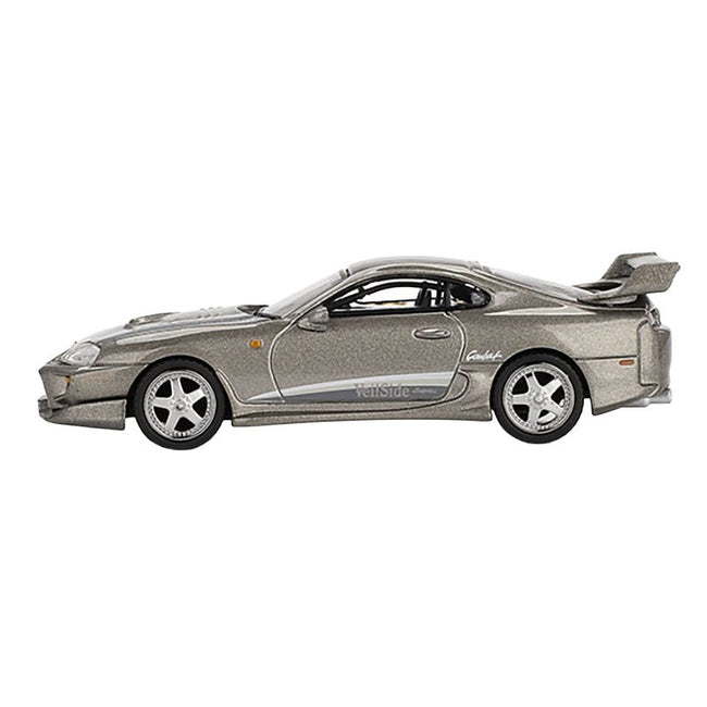 Toyota Supra "VeilSide Combat V-II" Combat Gray Metallic Limited Edition 1/64 Diecast Model Car by Mini GT