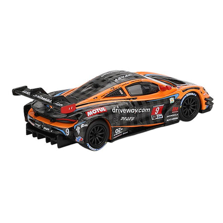 McLaren race car toy MGT00984-3, orange & black, number 9