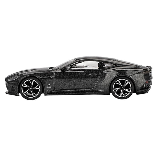 Aston Martin DBS RHD (Right Hand Drive) "007 Edition" Black Metallic Limited Edition 1/64 Diecast Model Car by Mini GT
