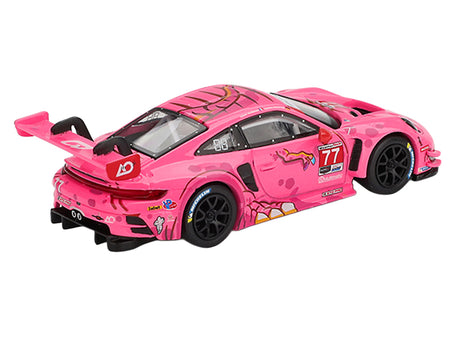 Pink Porsche GT3 RS model car