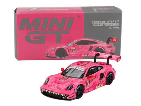 Mini GT Porsche 911 GT3 R #77 MGT01052-4 diecast model
