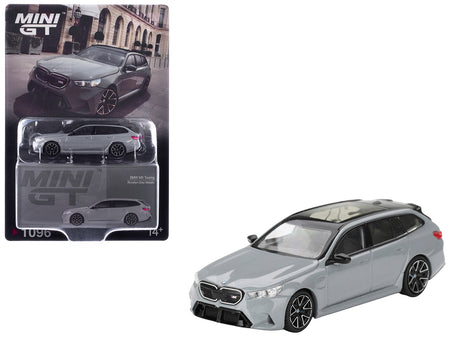 BMW M5 Touring Brooklyn Gray Metallic with Sunroof 1/64 Diecast Model Car by Mini GT
