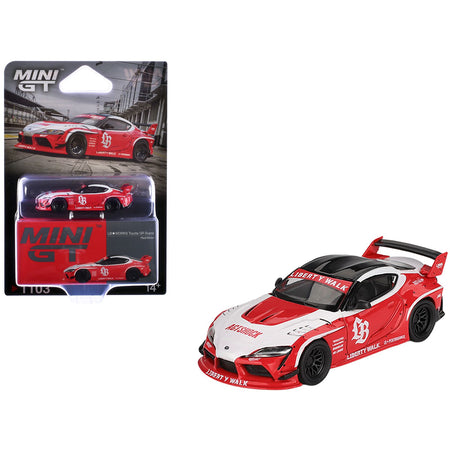Mazda RX-7 LB-Super Silhouette "FD-NILES" Black with Gold Graphics Limited Edition 1/64 Diecast Model Car by Mini GT