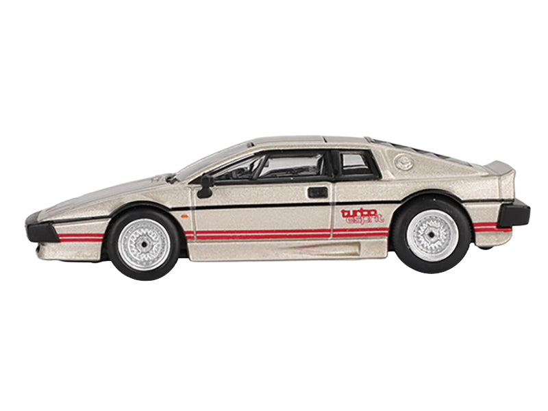 Lotus Esprit Turbo Silver Metallic with Red Stripes Limited