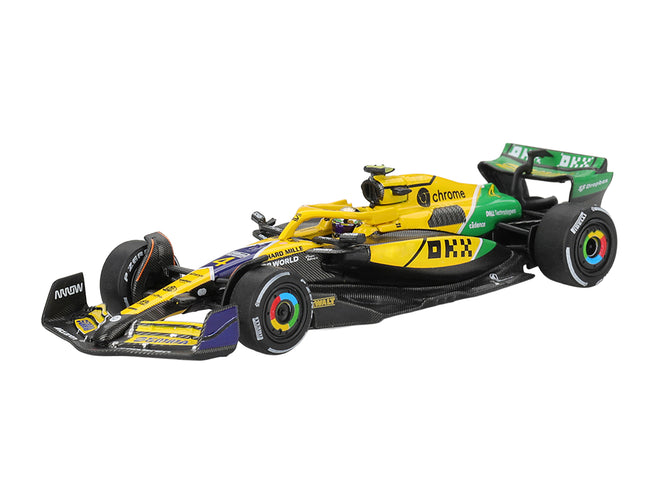 McLaren MCL38 #4 Lando Norris Formula One F1 "Monaco GP" (2024) Limited Edition 1/64 Diecast Model Car by Mini GT