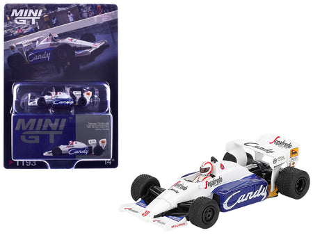 Toleman TG184 #20 Johnny Cecotto Formula One F1 "Monaco GP" (1984) with Driver Figure Limited Edition 1/64 Diecast Model Car by Mini GT