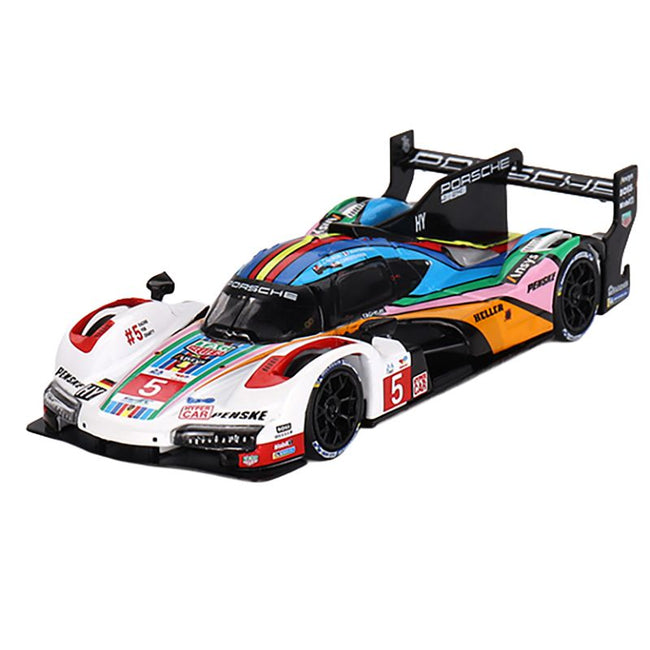 Porsche 963 "Porsche Penske Motorsport" 24 Hours of Le Mans (2023) Set of 3 Cars Limited Edition to 3000 pieces Worldwide 1/64 Diecast Model Car by Mini GT