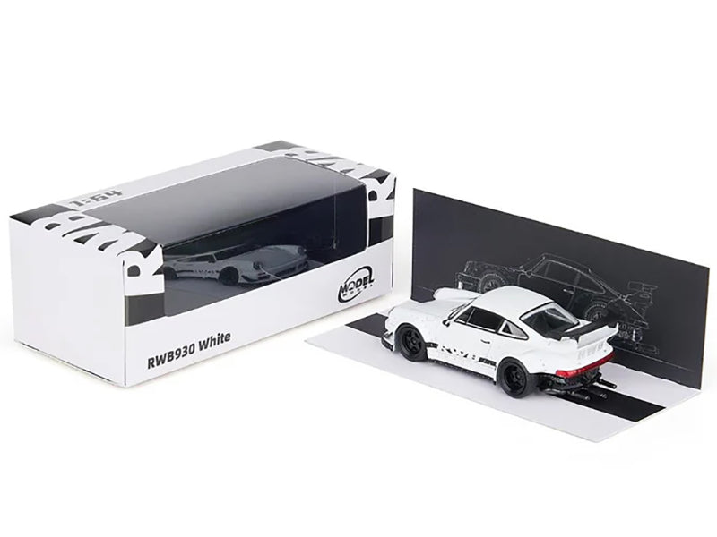 Mini GT MM64 RWB930 white model car in display box