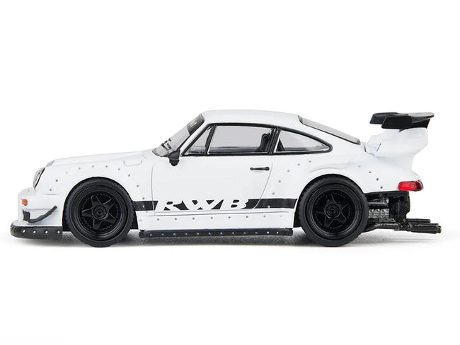White RWB Porsche 930 model car