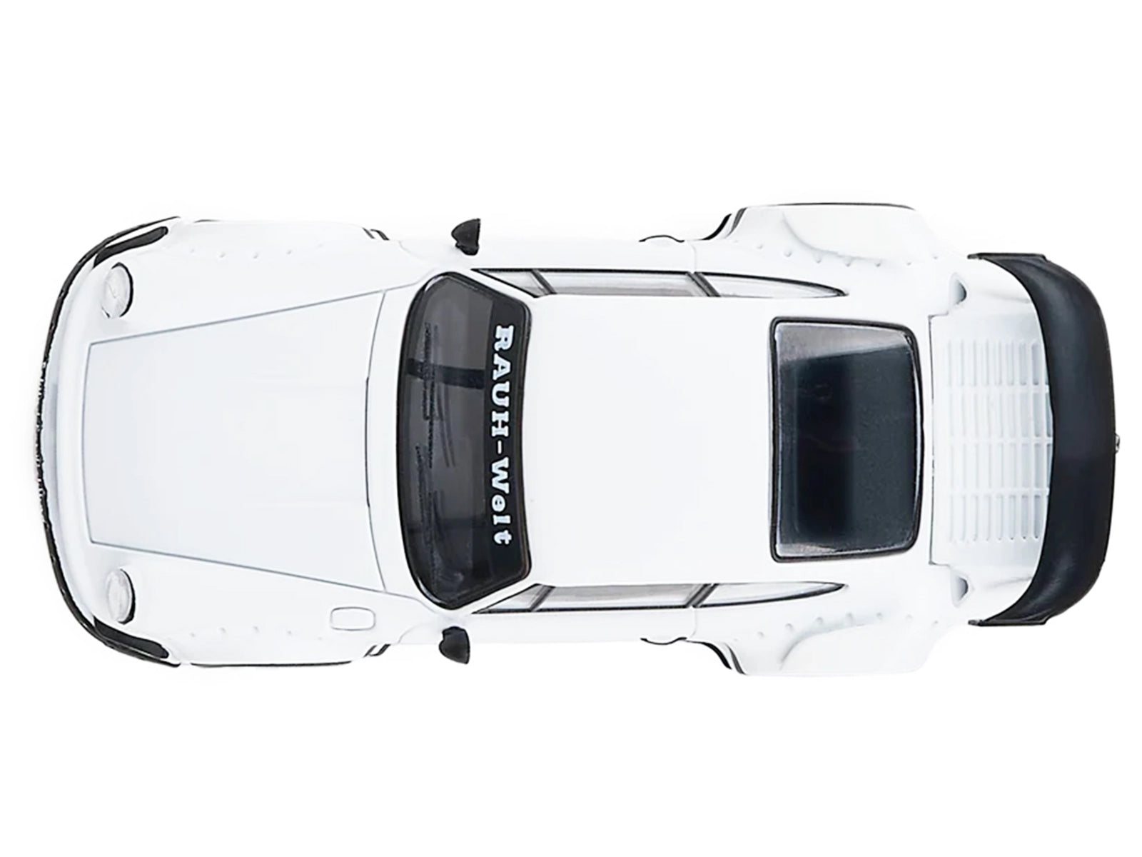 RWB 930 Porsche top view in white