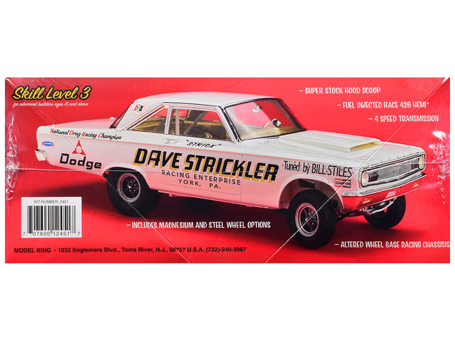 Moebius Dave Strickler's 1965 Dodge AWB Funny Car 1/25 Scale Model Kit (Skill 3)