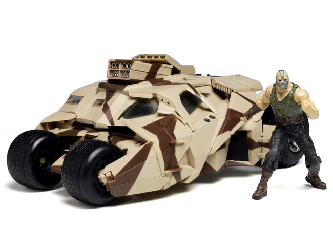 Skill 3 Model Kit Batmobile Tumbler with Bane Figure "Batman Dark Knight Trilogy" Movie Franchise 1/25 Scale Model by Moebius