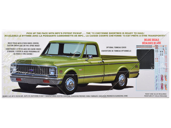 Skill 2 Model Kit 1972 Chevrolet C10 Shortbed Pickup Truck 1/25 Scale Model by MPC
