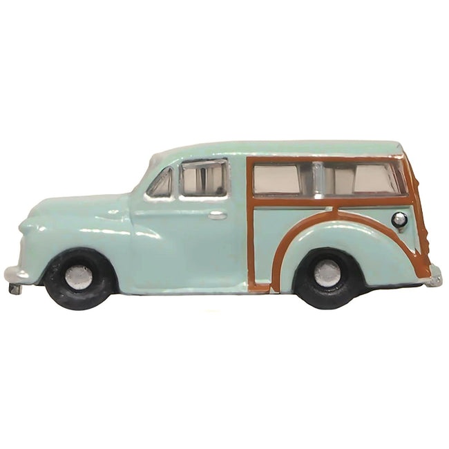 Morris Minor Traveller Smoke Gray 1/148 (N) Scale Diecast Model Car by Oxford Diecast
