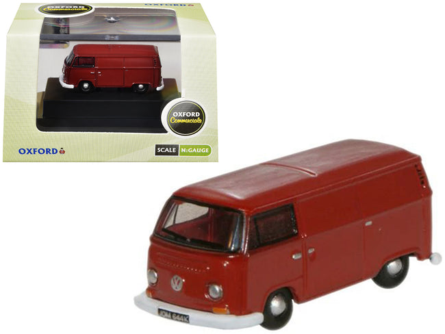 Volkswagen T2 Van Senegal Red 1/148 (N) Scale Diecast Model Car by Oxford Diecast