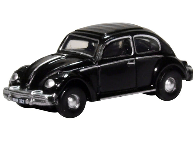 Volkswagen Beetle Black 1/148 (N) Scale Diecast Model Car by Oxford Diecast