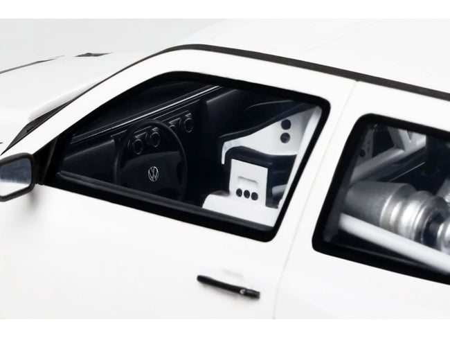 2024 Volkswagen Golf III by Khyzyl Saleem White Limited Edition to 2000 pieces Worldwide 1/18 Model Car by Otto Mobile