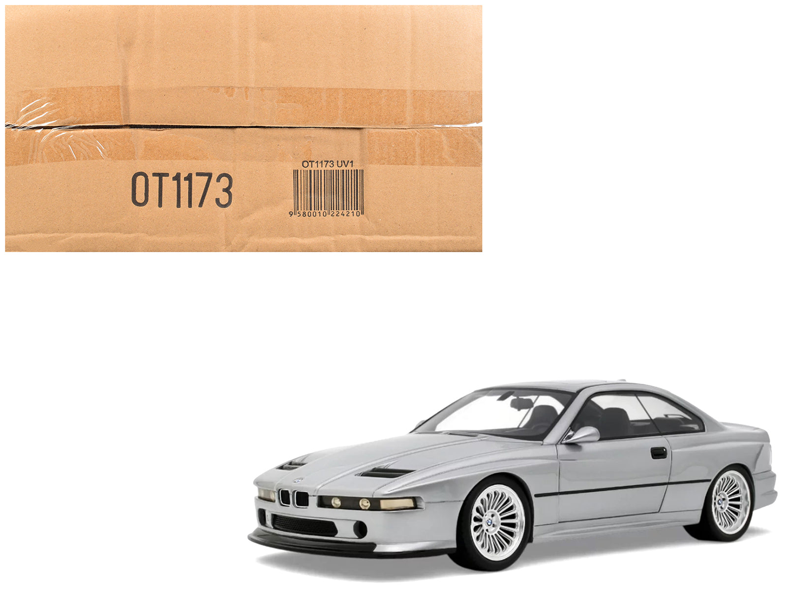 2024 BMW Reyn Speed Shop 858 CSL "Designed by JONSIBAL" Chrome Shadow Metallic Limited Edition to 2000 pieces Worldwide 1/18 Model Car by Otto Mobile