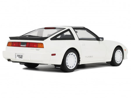 White Nissan 300ZX Turbo model car
