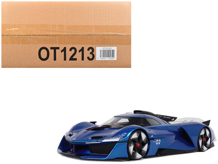 2024 Alpine Alpenglow HY6 Concept Car Specular Blue Metallic 1/18 Model Car by Otto Mobile