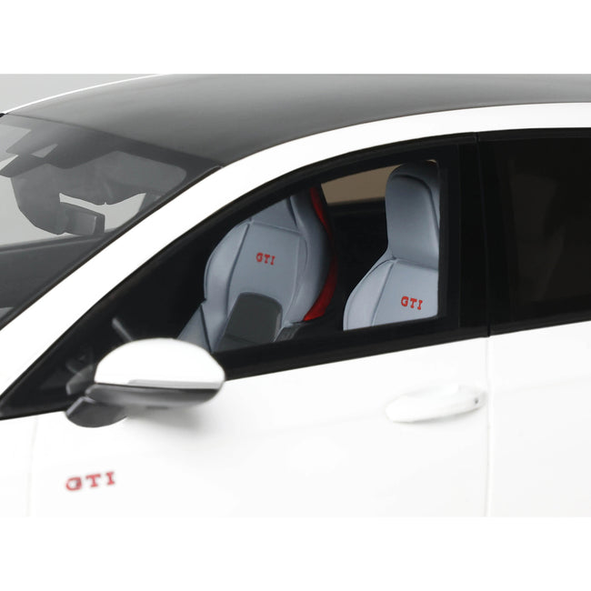 2024 Volkswagen Golf Mk.8 GTi Clubsport Pure White Limited Edition to 999 pieces Worldwide 1/18 Model Car by Otto Mobile