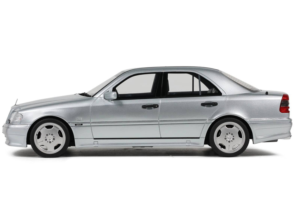 1990 Mercedes-Benz C36 AMG W202 Brilliant Silver Metallic Limited Edition to 3000 pieces Worldwide 1/18 Model Car by Otto Mobile